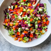 Chopped Colorful Veggie Salad